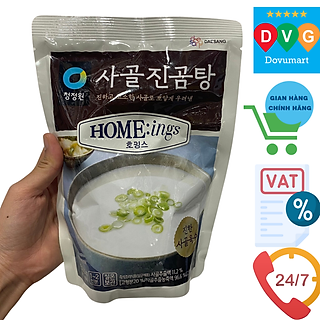 Súp Canh Xương Bò Ăn Liền Homeings Daesang Hàn Quốc Gói 500G / 대상) 호밍스 청정원 사골진곰탕 500G