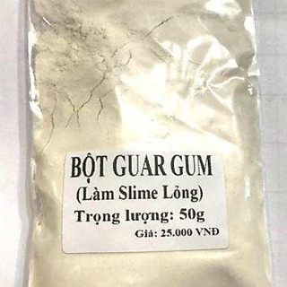 Bột Guar Gum - Nguyên Liệu Làm Slime Lỏng/Water Slime
