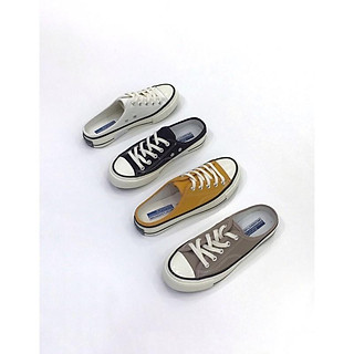 Sục sneaker/ giày sục vải canvas nhiều màu, buộc dây -090321001