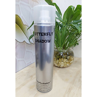Gôm xịt tóc nam giữ nếp tạo kiểu Butterfly Shadow 320ml - gôm bạc