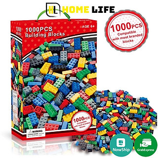 Bộ Xếp Hình Lego 1000 Chi Tiết Hộp Đỏ Cho Bé Sáng Tạo