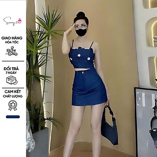 Đầm Jeans Denim 2 Dây (SN091)