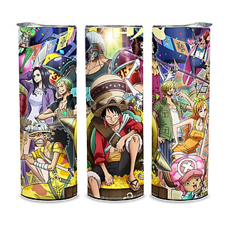 Bình nước One Piece - Bình giữ nhiệt One Piece - Ly giữ nhiệt One Piece - Bình giữ nhiệt 2 lớp thép không gỉ SUS 304 - 600ml
