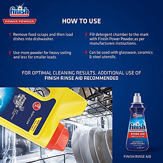 Bột Rửa Ly- Bát Finish 2Kg - Đức + Tặng  viên Finish Nhật