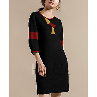 đầm đen đơn giản dự tiệc cho người mập bigsize