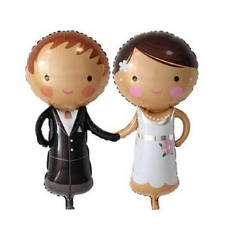 BÓNG NHÔM Cô dâu chú rể