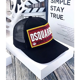 Nón kết, mũ lưỡi trai cho DSQUARED2 phối lưới form chuẩn thời trang (Ảnh thật)