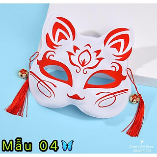 Mặt Nạ Mèo Mặt Nạ Hồ Ly - Mặt Nạ Halloween Vẽ