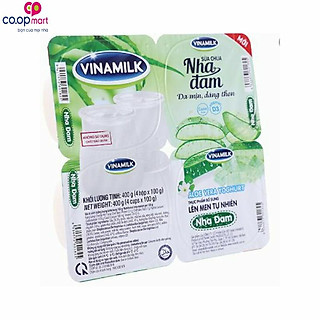 Sữa chua ăn Vinamilk nha đam 4x100g-3172221