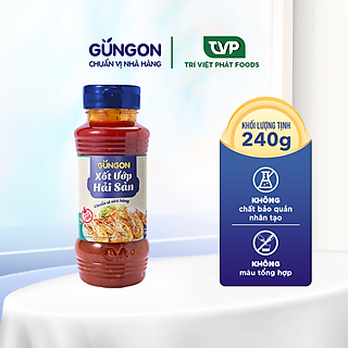 Xốt ướp hải sản GUNGON gia vị ướp đồ nướng thịt, hải sản 240g