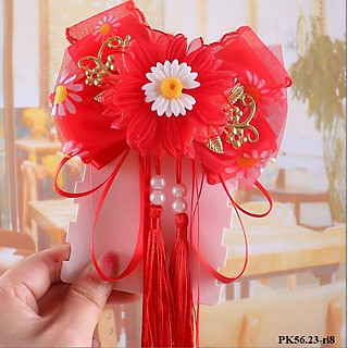PK56 Kẹp tóc Ruy băng/Kẹp tóc nơ cổ trang xinh xắn cho bé