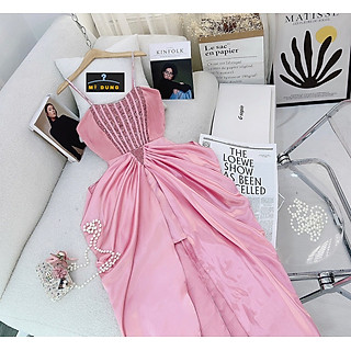 ĐẦM 2S BODY KẾT KIMSA LẤP LÁNH- XẾP LY EO-SANG TRỌNG- CỰC KỲ HÁCH DÁNG