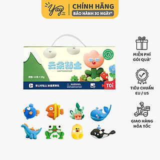 Đất nặn tự khô an toàn mềm nhẹ không dính tay cho bé 3+ | TOI