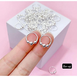 Bông Tai cho bé, Hoa tai Bạc xinh xắn cho bé yêu - Bạc Npj