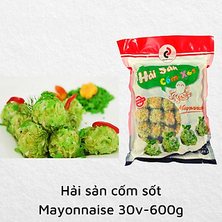 Hải sản cốm xốt Mayonnaise 30v - 600g (ĐEN ĐỎ)
