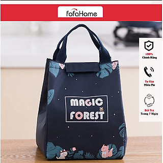 Túi Đựng Hộp Cơm Giữ Nhiệt Thanks You Vải Oxford (20x16x24cm) - Túi Mang Cơm Giữ Nhiệt Đa Năng - Chống Thấm Cao Cấp