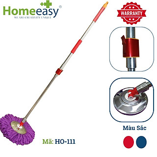 Cây Lau Nhà Xoay 360 Homeeasy HO-111 - Cây Lau Inox Chống Rỉ Cao Cấp