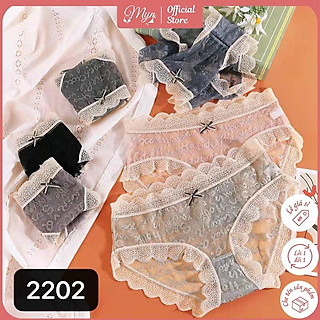 Quần Lót Nữ Ren Hoạ Tiết Chữ Tiểu Thư Sang Chảnh