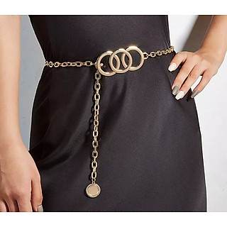 Dây nịch xích (Đai váy ) xích vòng tròn dành cho nữ