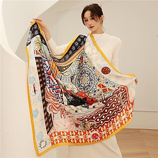Khăn choàng cổ đa năng che nắng size 108x108cm