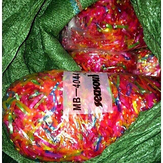 Túi 1kg chun buộc tóc đen và trộn màu