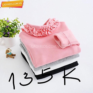 áo giữ nhiệt cao cổ,áo lót lông bé gái