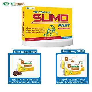 Viên Uống Tăng Cường Thể Lực, Tăng Sức Đề Kháng, Giảm Căng Thẳng Mệt Mỏi Sumo Fast VIPHAR Hộp 60 Viên