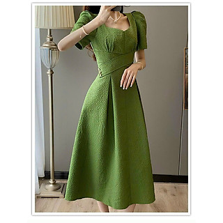 ĐẦM XÒE CỔ VUÔNG CAO CẤP