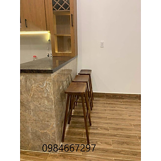 ghế gỗ bar Đảo Võng Màu Óc Chó Chiều Cao 60cm