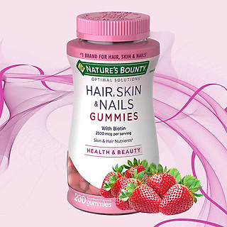 Kẹo dẻo đẹp da, tóc, móng Hair, Skin, Nails Gummies 230 viên của Mỹ