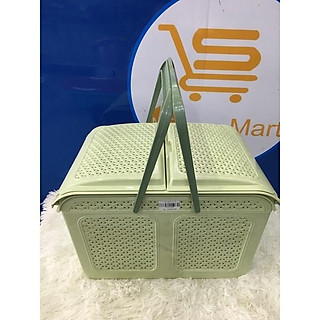 Giỏ nắp quai xách