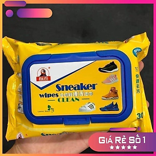 Khăn ướt lau giày Gói 30 khăn siêu sạch diệt khuẩn