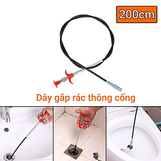 Dây gắp rác thông cống dạng dợi dài 200cm