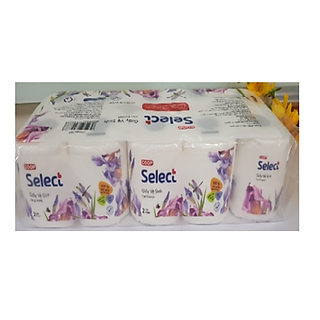 Giấy vệ sinh Co.op Select 2 lớp lốc 10-NTPM - 3500596