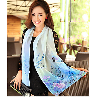 Khăn choàng nữ voan lụa công sở DN19121109