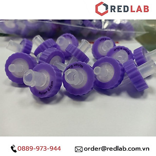 Đầu lọc Syringe Nylon 13mm Finetech lỗ lọc 0.22 μm Nylon017N020I