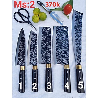 Bộ dao nhà bếp 8 món chặt cây - chặt xương - chặt gà-dao thái thịt