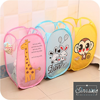 sọt đựng rác - sọt đựng quần áo kute - SỌT ĐỰNG QUẦN ÁO SIÊU CUTE