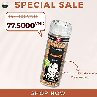 Hạt nhục đậu khấu xay