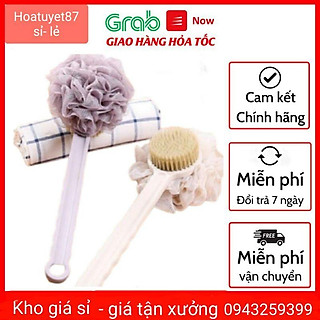 Cọ lưng kèm bông tắm hàng xuất Nhật