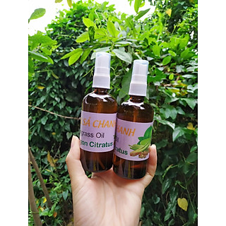 Tinh dầu sả chanh xịt phòng, chai 100ml
