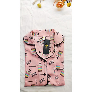 Pijama Mặc Nhà Quần Dài Tay Ngắn Lụa Mango Cao Cấp MY'D - A1