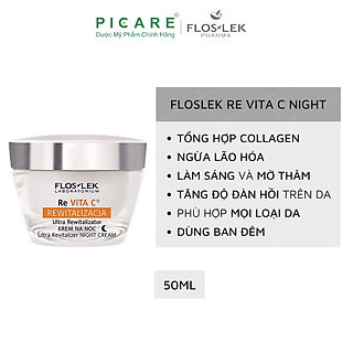 Kem Dưỡng Sáng Da Ban Đêm Floslek Re Vita C – Ultra Moisturizer Night Cream RE VITA C 50ml