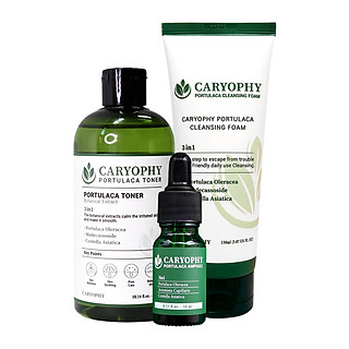 Combo 3 sản phẩm Caryophy (Sữa rửa mặt 150ml + Toner 300ml + Serum 10ml)