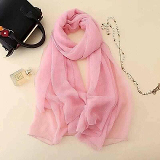 Khăn lụa voan mềm mại mùa thu, khăn choàng cổ thời trang, khăn đi biển đa năng