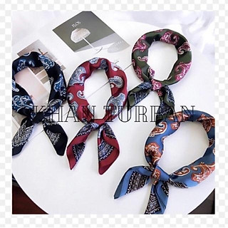Khăn bandana lụa vuông size 60x60cm - Khăn turban