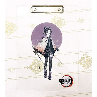 BÌA KẸP TÀI LIỆU Kimetsu no Yaiba . Bìa Trình Ký nhựa mica trong suốt ANIME MANGA