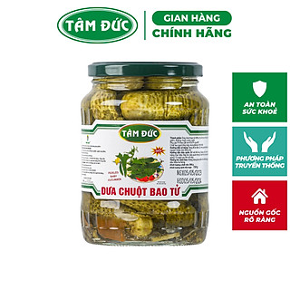 Tâm Đức - Dưa chuột bao tử chua nhẹ ăn kèm lọ 540gr / 720gr