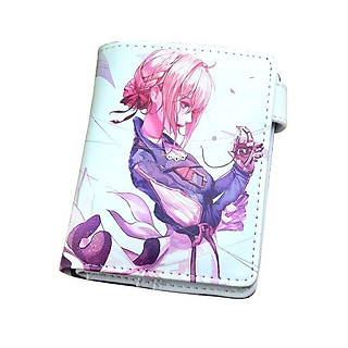 Ví Ngắn Gập Đôi In Hình Anime Violet Evergarden