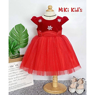 ĐẦM NHUNG CÔNG CHÚA NOEL CAO CẤP